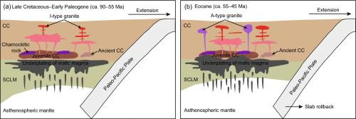 Petrogenesis of the Late Cretaceous–Paleogene I- and A-type granite association from the Gyeongsang Basin, southeastern Korean Peninsula