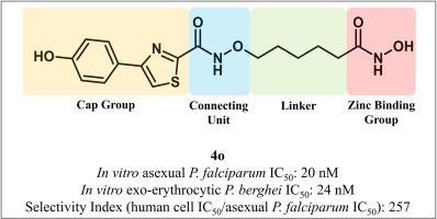 Antiplasmodial activity of pentyloxyamide-based histone deacetylase inhibitors against Plasmodium falciparum parasites