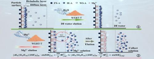 Gradient elution method for treating the residual ammonium from the weathered crust elution-deposited rare earth tailings
