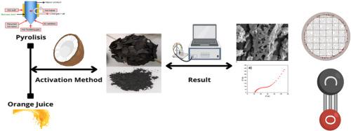 Porous hard carbon derived from coconut biomass waste as electrode material for supercapacitor