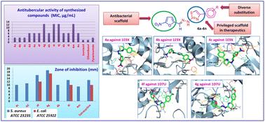 Furan–thiazole hydrazone scaffolds as promising antitubercular and antibacterial agents: synthesis, characterization, bioevaluation and computational analysis