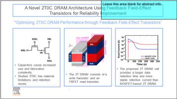 A novel 2T0C DRAM architecture using feedback field-effect transistors for reliability improvement
