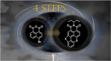 Orientation of nitration in bay-region of benzothioxanthene imide: A streamlined pathway to N- and S-annulated derivatives