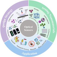 Multiplexed optical sensors driven by nanomaterials for food and agriculture safety detection: From sensing strategies to practical challenges