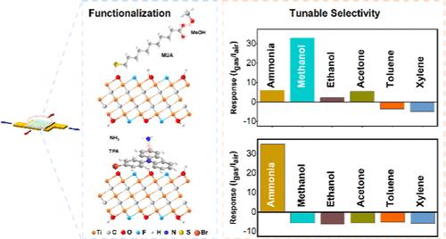 Intermolecular Interaction-Assisted Selective Sensing Using an MXene-Based Chemoresistive Sensor