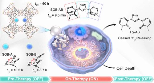 A Sterically Controlled and Tumor-Activated Programmable Singlet-Oxygen Battery