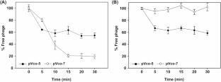 Comparison of the genomes of Vibrio phages pVco-5 and pVco-7: implications for phage-host interactions