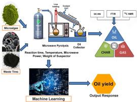 Predicting synergistic effects on biofuel production from microalgae (Spirulina)/Tire Co-pyrolysis using ensemble machine learning