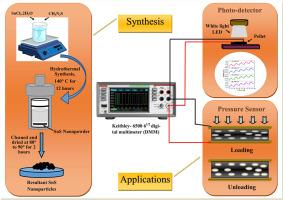 Hydrothermally synthesized dual-functional tin (II) sulfide nanoparticles: Photonic response and pressure sensing applications