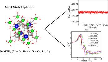 A systematic computational study on Na-based complex hydrides NaMXH6 (M = Sr, Ba; X = Co, Rh, Ir): A promising class of hydrogen storage materials