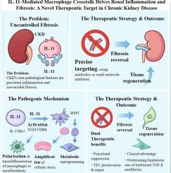 IL-11-mediated macrophage crosstalk drives renal inflammation and fibrosis: A novel therapeutic target in chronic kidney disease