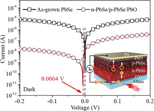 High-Sensitive Self-Powered MWIR Photodetector Based on the n-PbSe/p-PbSe/PbO Heterojunction