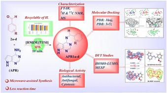 Green synthesis of pyrrolo[2,3-d]pyrimidine Schiff bases via ionic liquid catalysis: computational and experimental exploration of antimicrobial potentials
