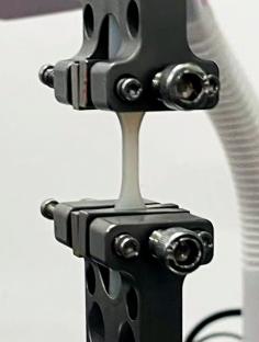 The Uniaxial Rate Sensitivity Characteristics of Polymers at Uniaxial Tension Process under Loading Control Mode