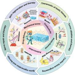 Roles of MXene-integrated multifunctional hydrogels in tissue regeneration therapy: construction, mechanisms, and biomedical applications