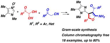 A multi-component approach to 2-aminofurans, furo[2,3-b]pyridines, and furo[2,3-d]pyrimidines containing an imidazole moiety