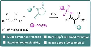 Tf2O-activated modular assembly of tetrasubstituted alkenes