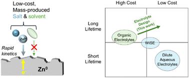 A solvation-driven reevaluation of organic electrolytes for zinc batteries†