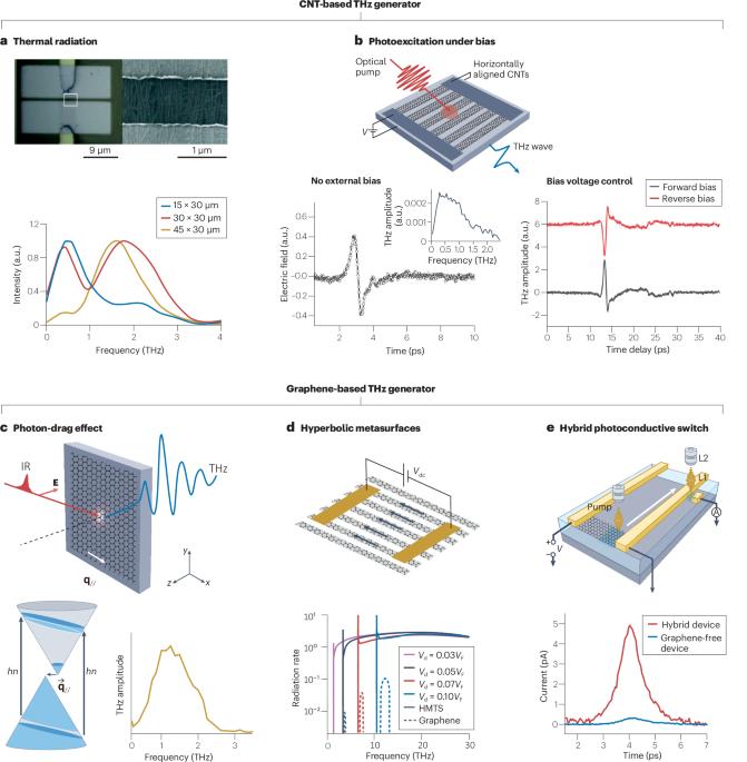Carbon-nanomaterial-enabled terahertz technology