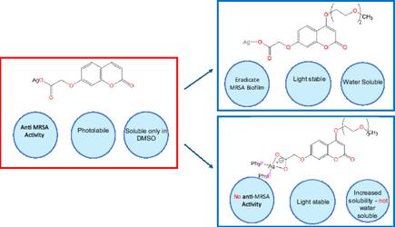 Biofilm Eradication Using Water-Soluble Silver(I) Coumarin Complexes