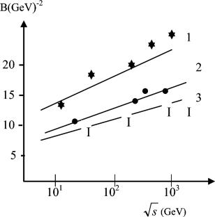Scattering amplitude and interaction radius at high energies