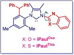 IPaulHet – spatially-defined, wingtip-flexible, N,C-chelating oxazole and thiazole donor N-heterocyclic carbene ligands