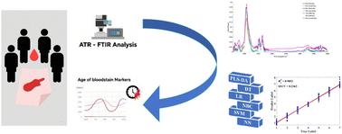 Estimation of the age of bloodstains from a simulated crime scene using ATR-FTIR spectroscopy and machine learning