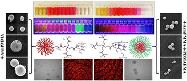 Dual-mode colorimetric/fluorimetric pH-sensing and in situ visualization of latent fingerprints by halofluorochromic nanoprobes prepared from self-assembled multi-responsive star-shaped block-copolymers with anisotropic Janus morphology