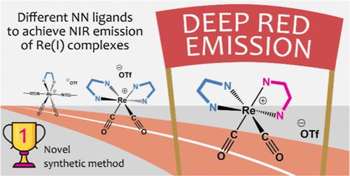 Shift It to the Red: The Synthesis of Dicarbonyl Re(I) Complexes with Two Different Diimine Ligands and Near-Infrared Luminescence