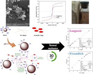Polyamide-based magnetic graphene oxide nanocomposite for efficient Pb(II) removal from aqueous solutions