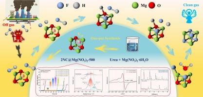 Adsorption mechanisms of hydrogen fluoride gas by urea-modified Mg-based adsorbent: The key role of oxygen vacancies