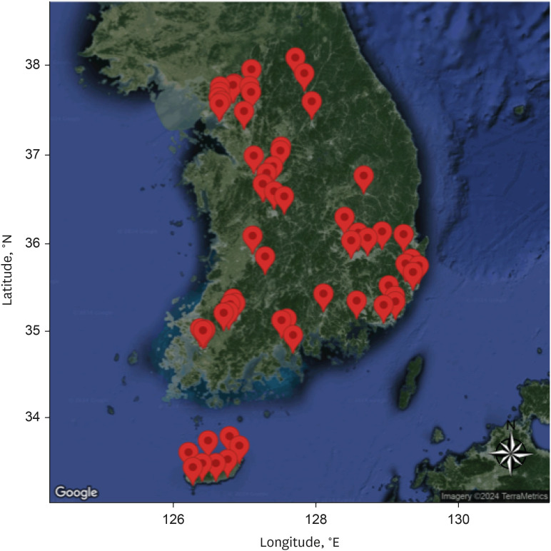 National Wastewater Surveillance of SARS-CoV-2 Across Provinces and Regions in the Republic of Korea From January to August 2023.