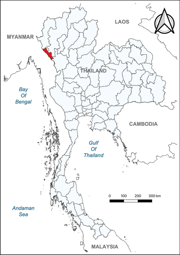 Slide positivity, trends, and risk factors of febrile Plasmodium vivax malaria along the Thailand-Myanmar border, 2018-2023.