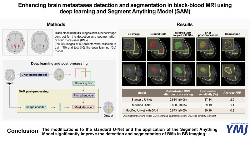 Enhancing Brain Metastases Detection and Segmentation in Black-Blood MRI Using Deep Learning and Segment Anything Model (SAM).