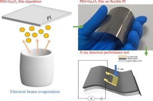 Preparation of PbO-Ga2O3 system polycrystalline thin film for direct conversion flexible X-ray detector application