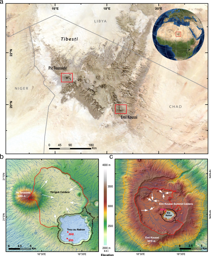 Mid-Holocene extreme precipitation in the Tibesti, Central Sahara