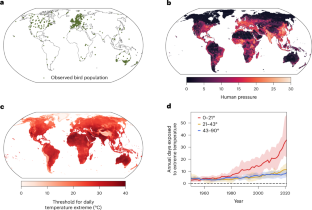 Large reductions in tropical bird abundance attributable to heat extreme intensification