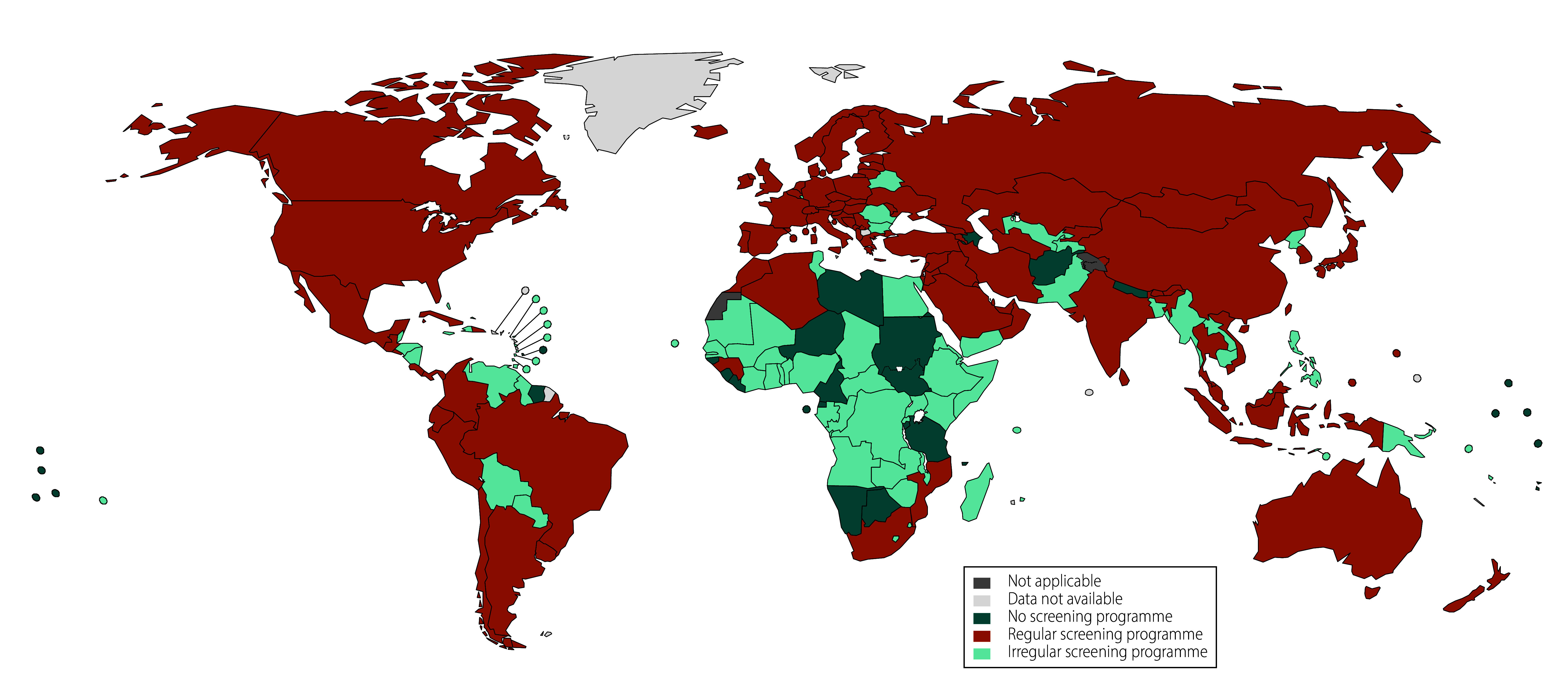 Screening programmes and breast cancer mortality: an observational study of 194 countries.