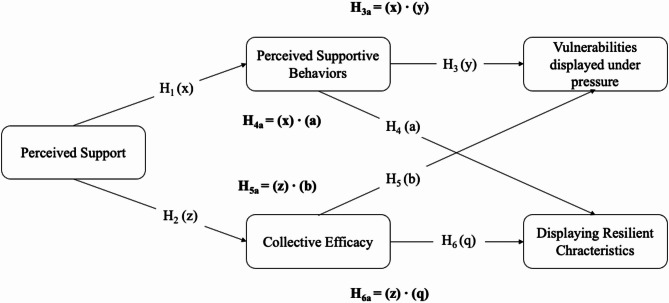 Exploring the interplay of coach behaviours, team resilience, support perception, and collective efficacy in young team athletes.