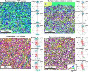 Revealing stir zone heterogeneities in friction stir-welded and annealed AZ31 alloy