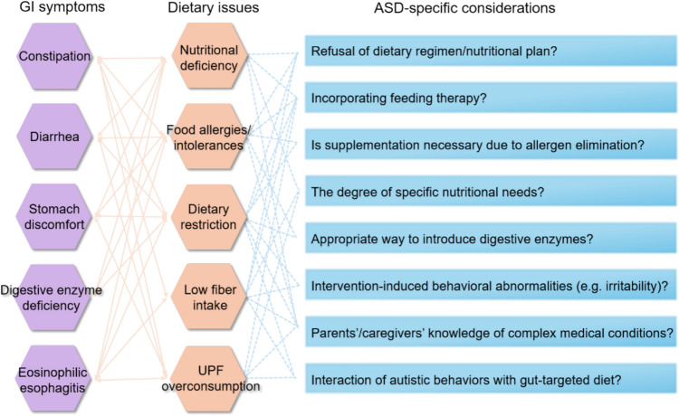 Gastrointestinal health and nutritional strategies in autism spectrum disorder.