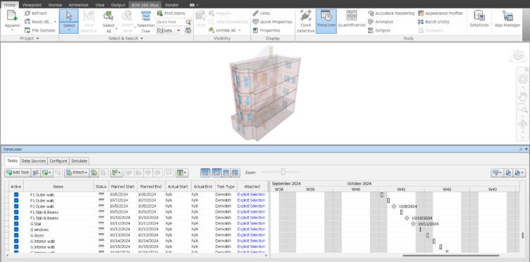 BIM-driven digital twin for demolition waste management of existing residential buildings.
