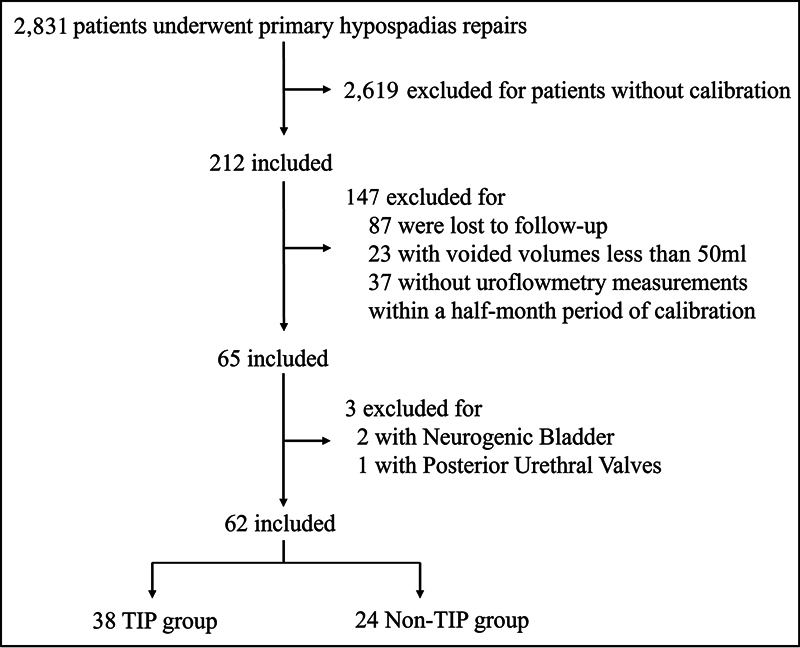 Diagnostic Accuracy of Uroflowmetry for Urethral Strictures in Pediatric Hypospadias: TIP versus Non-TIP Outcomes.