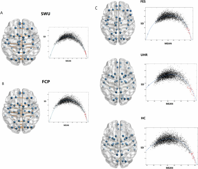 A frame network study of first-episode schizophrenia, ultra-high risk, and healthy populations.