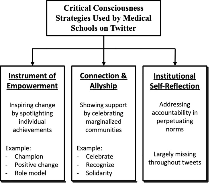 Social justice and social media: How medical schools display critical consciousness online.