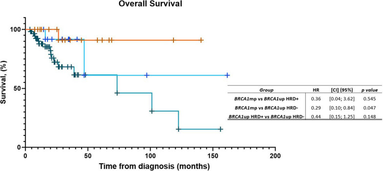 BRCA1 promoter methylation predicts PARPi response in ovarian cancer: insights from the KOMET study.