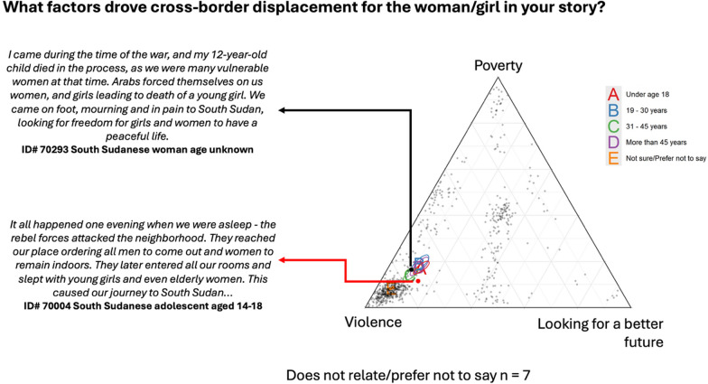'This caused our journey': the relationship between sexual and gender-based violence and cross-border Sudan to South Sudan migration.