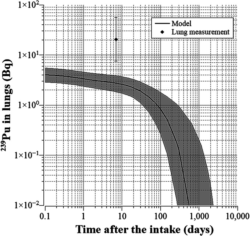 Modeling Plutonium Decorporation in a Female Nuclear Worker Treated with Ca-DTPA after Inhalation Intake.