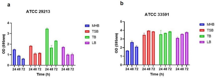 Biofilm formation and eradication of <i>Staphylococcus aureus</i>: a study of culture conditions and endolysin ZAM-CS effect.