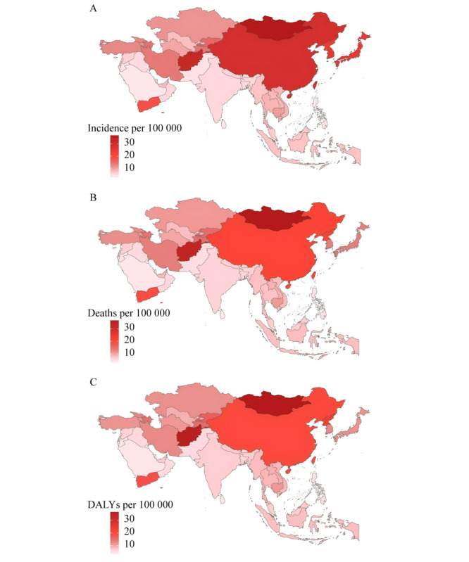 The Burden and Risk Factors of Gastric Cancer in Eastern Asia From 1990 to 2021: Longitudinal Observational Study of the Global Burden of Disease Study 2021.